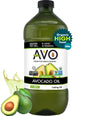 AVO ORGANIC 100% AVOCADO Oil Frying, Baking, Non-stick Sautéing, Salads, Vinaigrette, Marinades, Pan Coating, General Cooking 64 Fl-oz (Half a Gallon), NO preservatives added, Naturally Processed