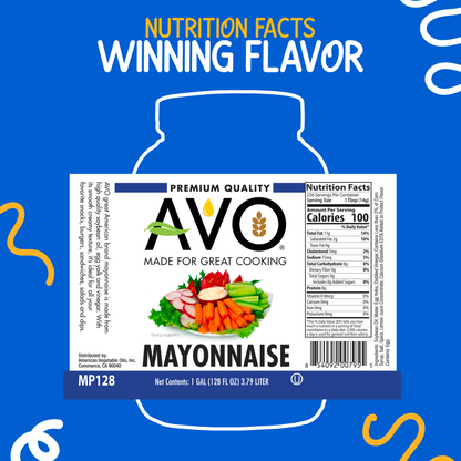 AVO Premium Quality Mayonnaise 1 Gallon