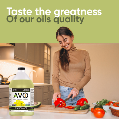 AVO NON-GMO Certified Expeller Pressed Canola Oil - 1 Gallon