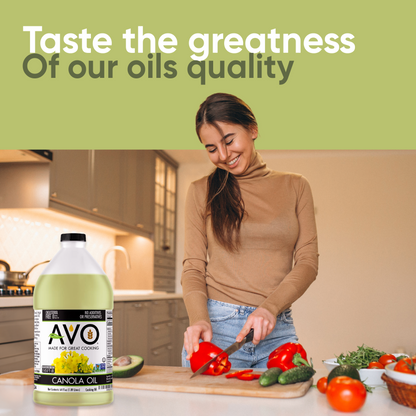 AVO NON-GMO Certified Expeller Pressed Canola Oil - 64 fl oz