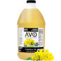 AVO ORGANIC 100% CANOLA Oil Frying, Baking, Non-stick Sautéing, Salads, Vinaigrette, Marinades, Pan Coating, General Cooking 64 Fl-oz (Half a Gallon), NO preservatives added, Naturally Processed