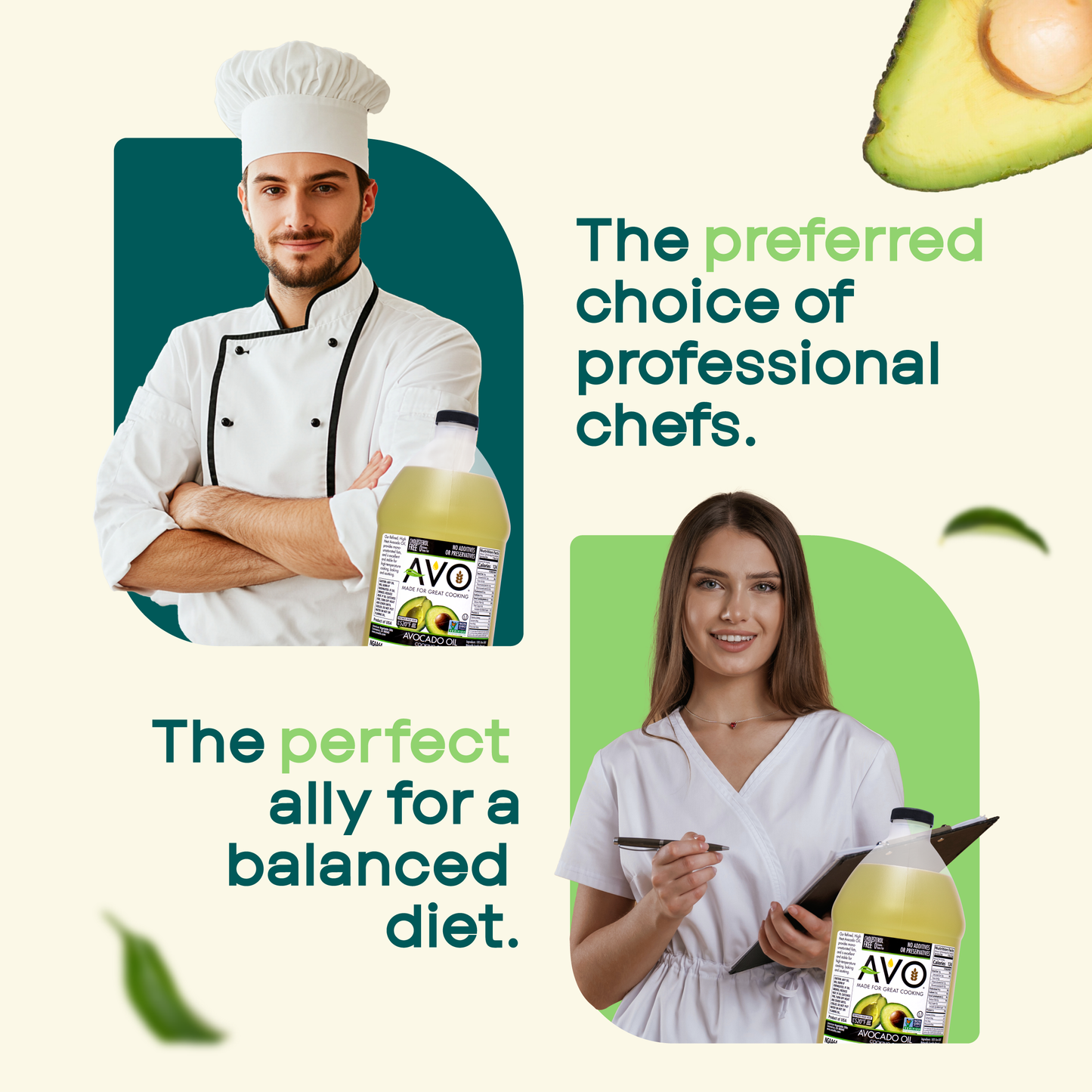AVO NON GMO 100% Avocado Oil, 64 Fl-oz, NO Preservatives Added
