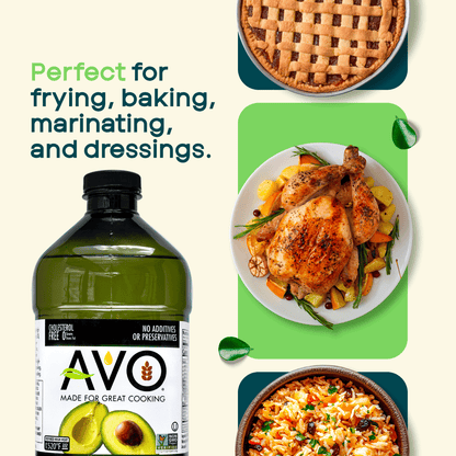 AVO NON GMO 100% Avocado Oil, 67.7 Fl-oz, NO Preservatives Added
