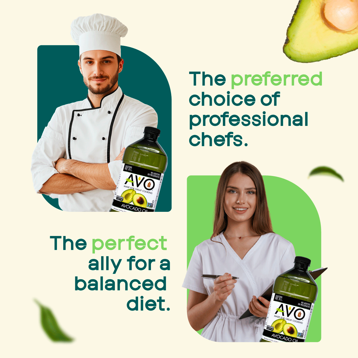 AVO NON GMO 100% Avocado Oil, 67.7 Fl-oz, NO Preservatives Added