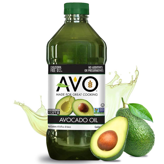 AVO NON GMO 100% Avocado Oil, 67.7 Fl-oz, NO Preservatives Added