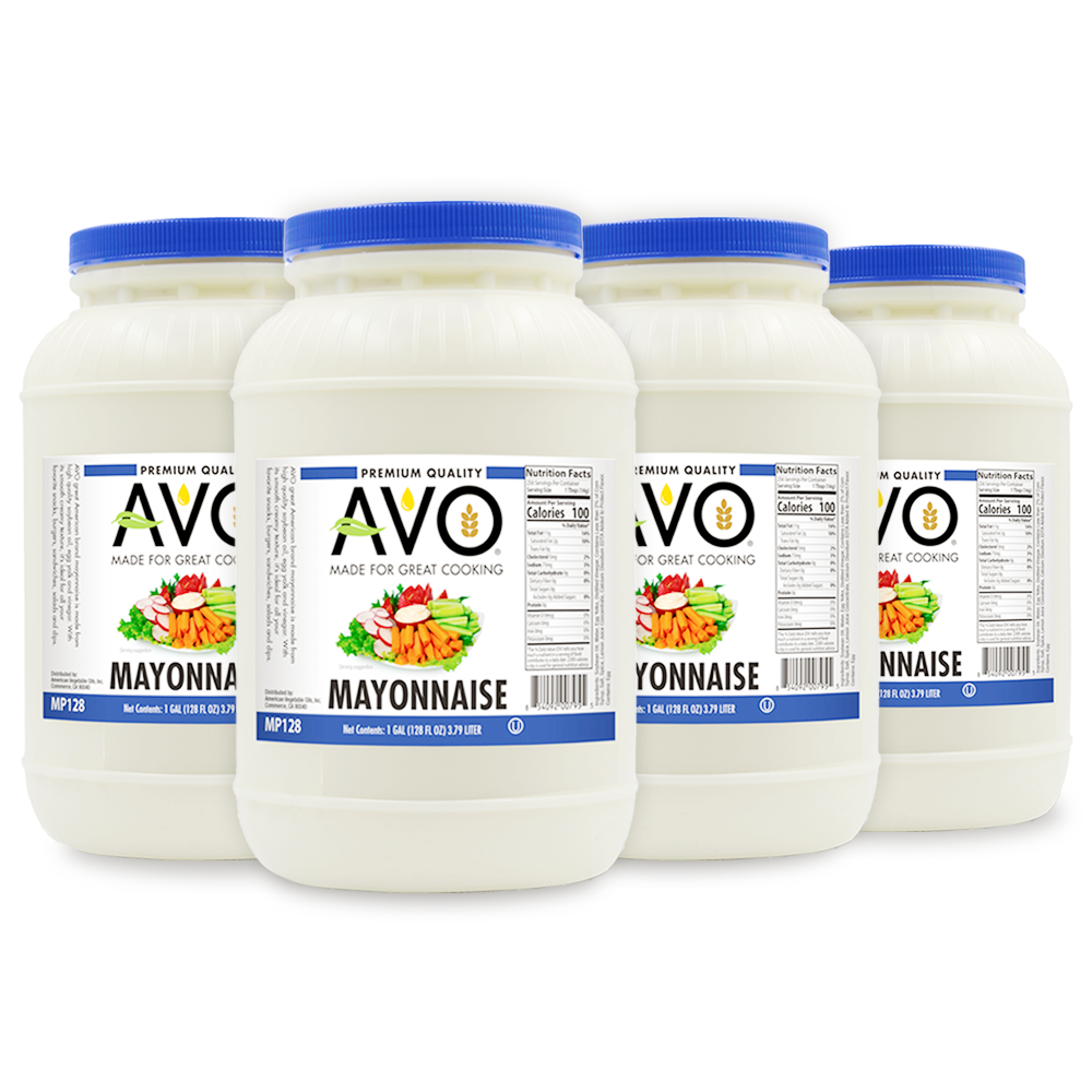 4pk AVO Premium Quality Mayonnaise 1 Gallon…