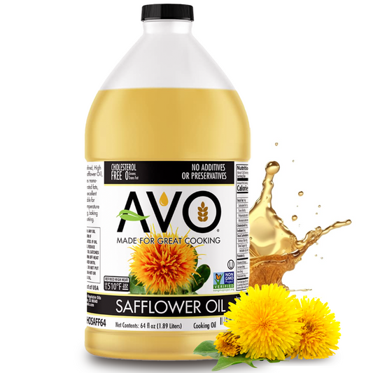 AVO Naturally Processed NON-GMO High Oleic Safflower Oil, 64 fl oz